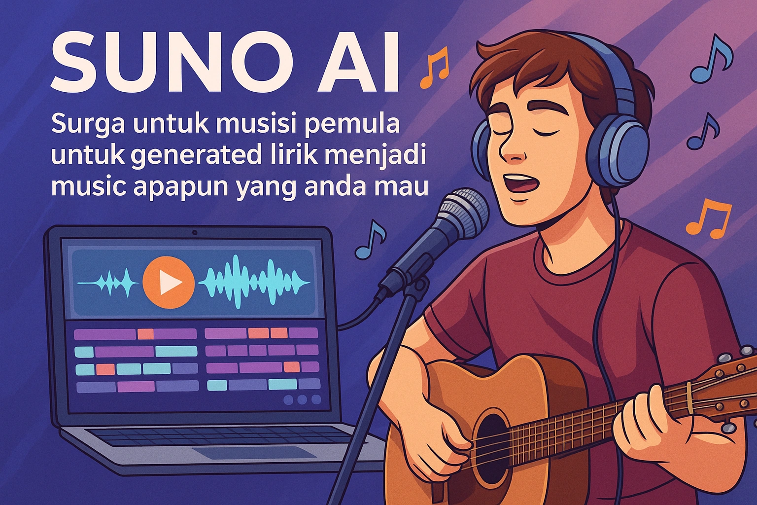 Suno AI, Surga Untuk Musisi Pemula untuk Generated Lirik