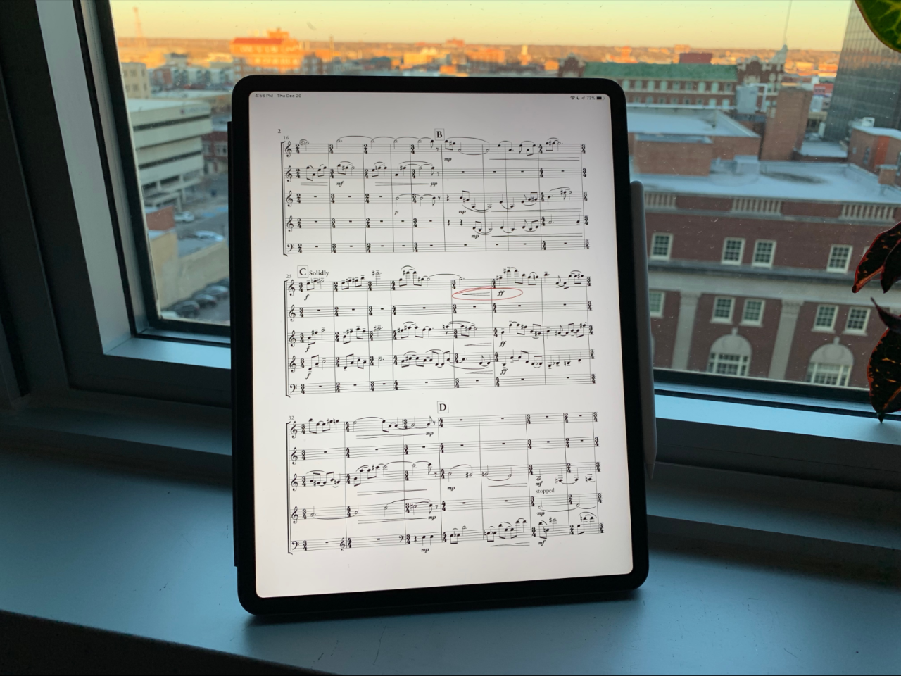 The best iPad score reader for most people - Scoring Notes