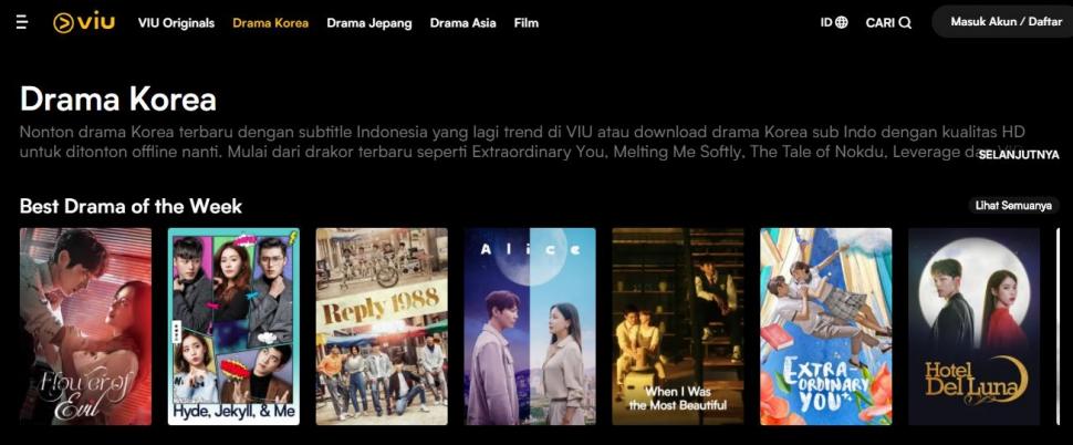 VIU, Aplikasi Pilihan Menonton KDrama VIU, Aplikasi Pilihan Menonton KDrama
